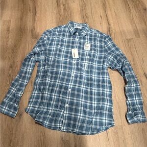 SONOMA Blue Plaid Women’s Shirt